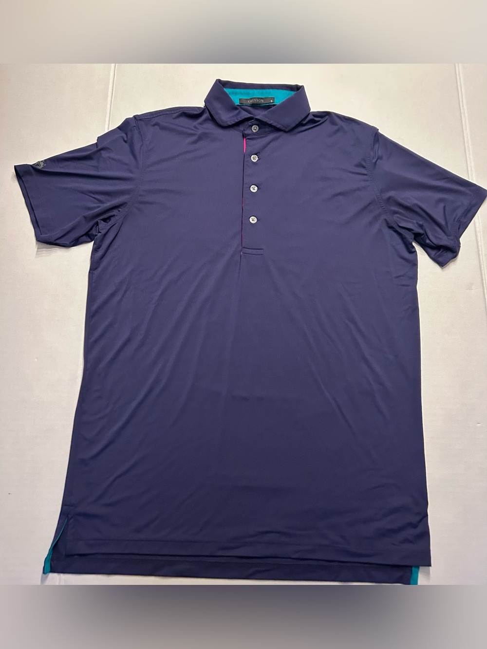 Greyson Men’s Blue Golf Polo Size Small